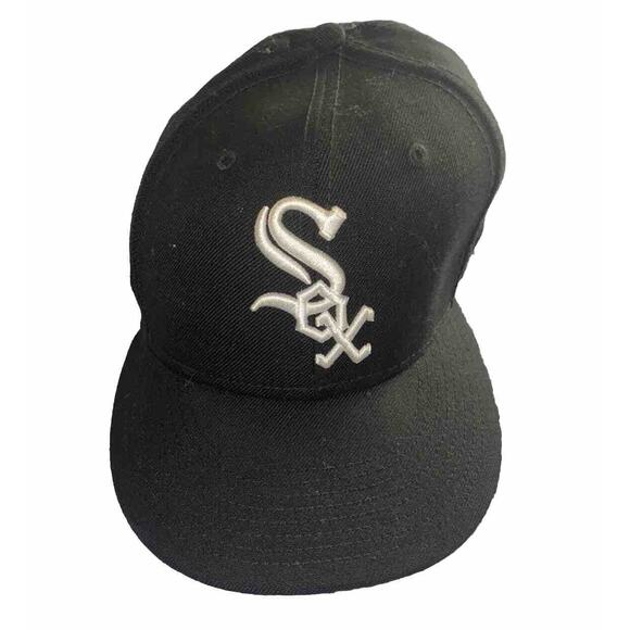 New Era Chicago White Sox Black‎ Wool 2003 ASG Hat 59fifty Size 7 MLB - Picture 1 of 12